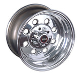 Weld 90-58348 - Draglite 15x8 / 5x4.5 & 5x4.75 BP / 4.5in. BS Polished Wheel - Non-Beadlock