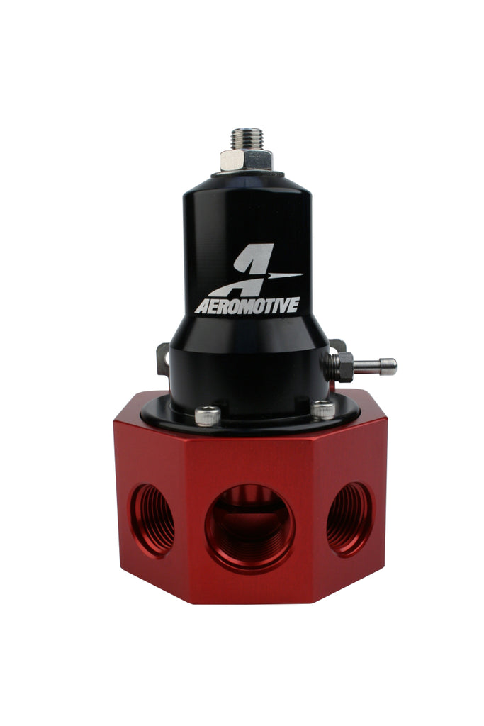 Aeromotive 13133 - Regulator - 30-120 PSI - .500 Valve - 4x AN-08 and AN-10 inlets / AN-10 Bypass