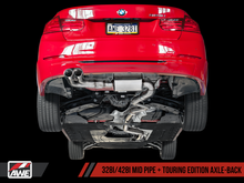 Load image into Gallery viewer, AWE Tuning 3010-22022 - BMW F3X 28i / 30i Touring Edition Axle-Back Exhaust Single Side - 80mm Silver Tips