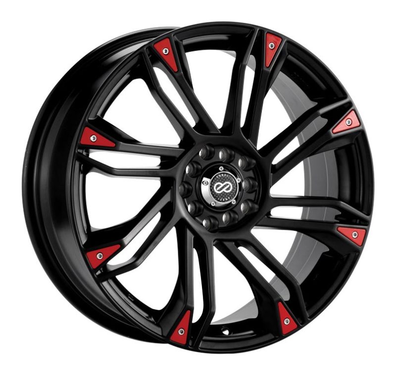 Enkei 448-875-0242BK - GW8 18x7.5 5x100/114.3 42mm Offset 72.6 Bore Matte Black Wheel