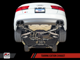 AWE Tuning 3015-43010 - Audi C7 / C7.5 S6 4.0T Touring Edition Exhaust - Diamond Black Tips