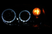 Load image into Gallery viewer, ANZO 121369 - 1999-2005 Volkswagen Jetta Projector Headlights w/ Halo Black (CCFL)