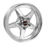 Race Star 92-537240DP - 92 Drag Star 15x3.75 5x4.75bc 1.25bs Direct Drill Polished Wheel