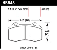 Load image into Gallery viewer, Hawk Performance HB548B.510 -Hawk 08-10 Chevrolet Cobalt / HHR HPS 5.0 Front Brake Pads