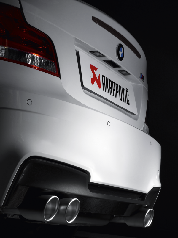 Akrapovic M-BM/T/4H - 11-12 BMW 1 Series M Coupe (E82) Slip-On Line (Titanium) (Req. Tips)