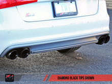Load image into Gallery viewer, AWE Tuning 3015-43010 - Audi C7 / C7.5 S6 4.0T Touring Edition Exhaust - Diamond Black Tips