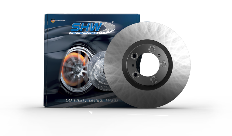 SHW Performance VFR37814 -SHW 05-09 Volkswagen Touareg 3.2L/4.2L w/18in Wheels Right Front Smooth Monobloc Brake Rotor