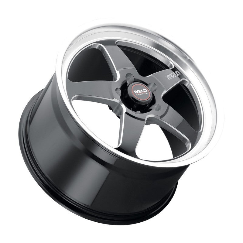 Weld S15570067P50 - S155 17x10 Ventura Drag 5x114.3 ET50 BS7.50 Gloss BLK MIL DIA 78.1