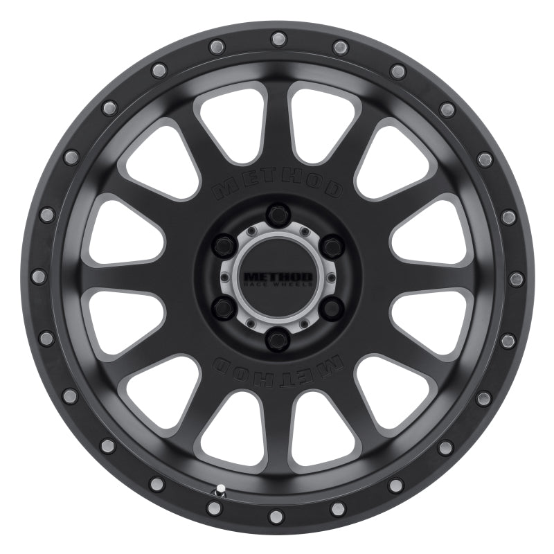 Method Wheels MR60521060524N - Method MR605 NV 20x10 -24mm Offset 6x5.5 106.25mm CB Matte Black Wheel