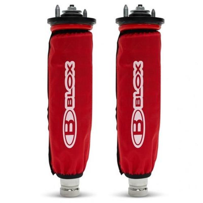 BLOX Racing BXSS-00100-CCR - Coilover Covers - Red (Pair)