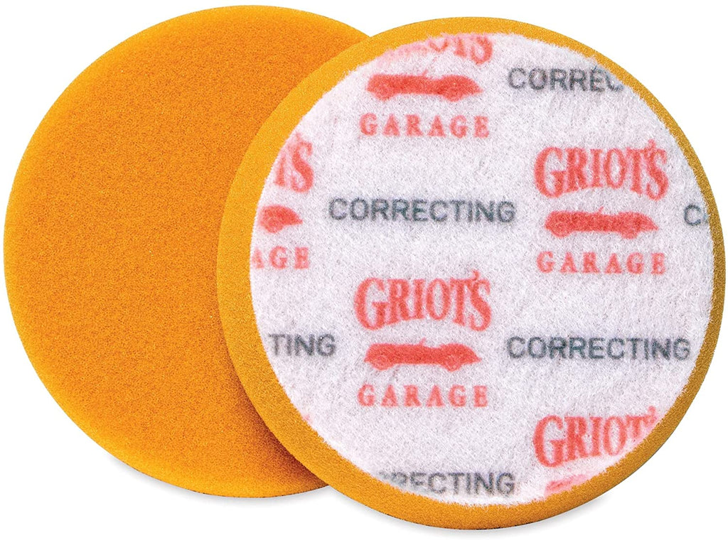 Griots Garage 11241 - 3in Orange Polishing Pads (Set of 3)