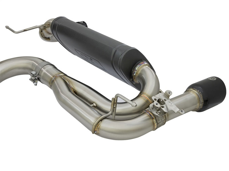 aFe 49-36334-B - MACHForce XP Exhausts Cat-Back SS 16-17 BMW 340i/iX 440i/iX (F3X) L6-3.0L (B58) w/Black Tips