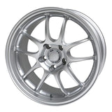 Enkei 460-885-6648SP - PF01 18x8.5 48mm Offest 5x114.3 Bolt Pattern 75 Bore Dia Silver Wheel 08-10 Subaru STI