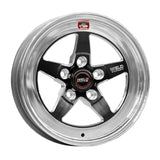 Weld 71MB-508A55A - S71 15x8 / 5x4.5 BP / 5.5in. BS Black Wheel (Medium Pad) - Non-Beadlock