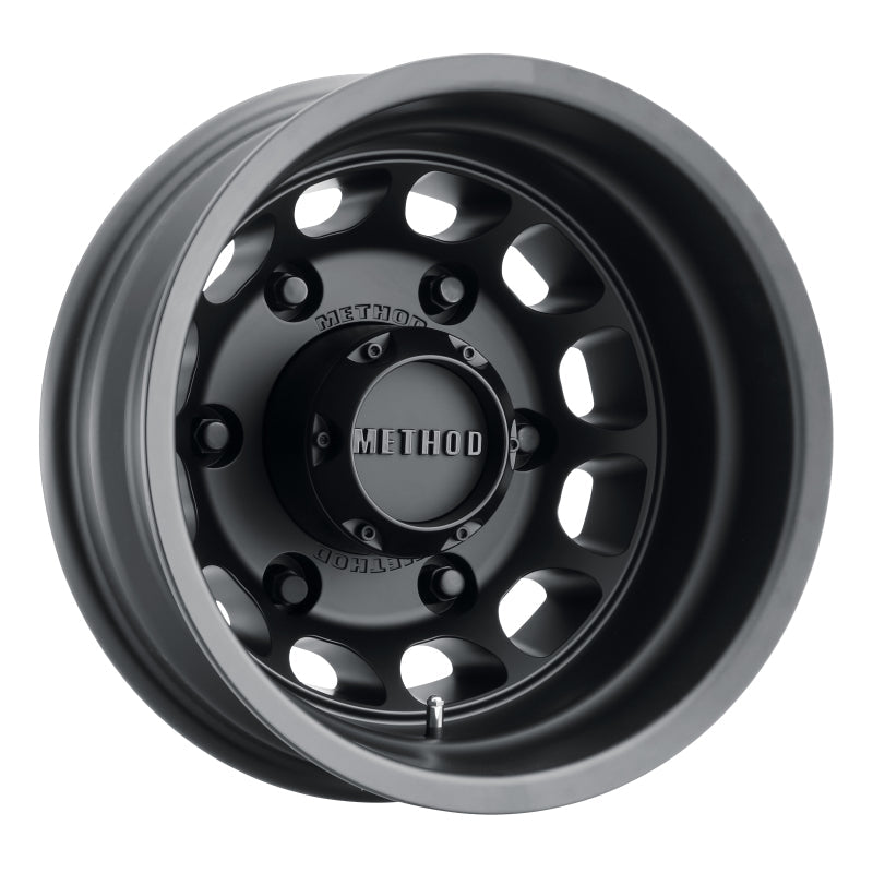 Method Wheels MR901655925138N - Method MR901 - REAR 16x5.5 -138mm Offset 6x205 161.04mm CB Matte Black Wheel
