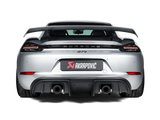 Akrapovic S-PO/TI/18/1 - 2020+ Porsche Cayman GT4 (718) Slip-On Race Line (Titanium) (Req Tips / Option 2)