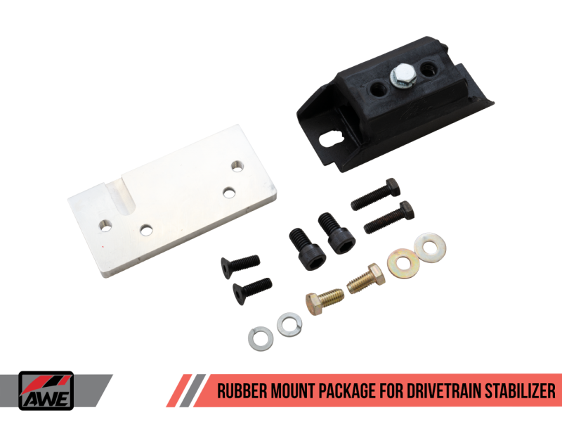 AWE Tuning 2210-11016 - Drivetrain Stabilizer (DTS) Mount Package - Rubber