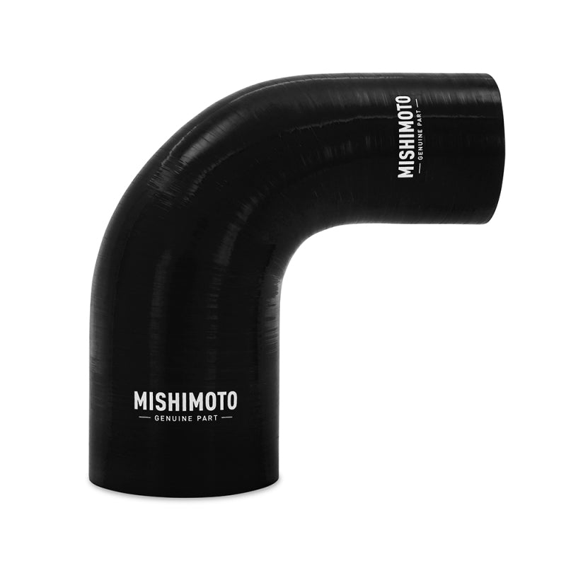 Mishimoto MMCP-R90-2530BK - Silicone Reducer Coupler 90 Degree 2.5in to 3in - Black