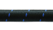 Load image into Gallery viewer, Vibrant 11990B - -10 AN Two-Tone Black/Blue Nylon Braided Flex Hose (5 foot roll)