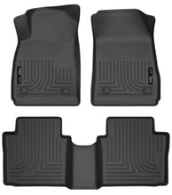 Load image into Gallery viewer, Husky Liners FITS: 14 Chevrolet Impala Weatherbeater Black Front &amp; 2nd Seat Floor Liners