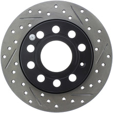 Load image into Gallery viewer, StopTech 11-17 Volkswagen Jetta /Golf / Golf GTI Slotted &amp; Drilled Rear Left Rotor