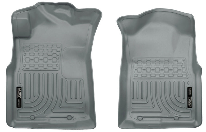 Husky Liners FITS: 13942 - 05-15 Toyota Tacoma Crew/Extended/Standard Cab WeatherBeater Front Grey Floor Liners