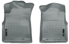Load image into Gallery viewer, Husky Liners FITS: 13942 - 05-15 Toyota Tacoma Crew/Extended/Standard Cab WeatherBeater Front Grey Floor Liners