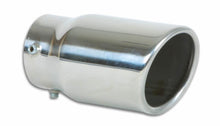 Load image into Gallery viewer, Vibrant 1503 - 3in Round SS Bolt-On Exhaust Tip (Single Wall Angle Cut Rolled Edge)