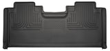 Husky Liners FITS: 19361 - 15 Ford F-150 SuperCab WeatherBeater Black 2nd Seat Floor Liner