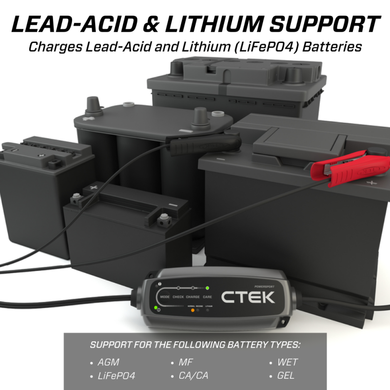 CTEK 40-339 - Battery Charger - CT5 Powersport - 2.3A