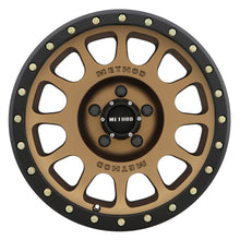 Load image into Gallery viewer, Method Wheels MR30578555900 - Method MR305 NV 17x8.5 0mm Offset 5x5.5 108mm CB Method Bronze/Black Street Loc Wheel