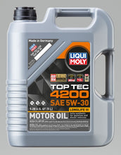 Load image into Gallery viewer, LIQUI MOLY 2011 - 5L Top Tec 4200 Motor Oil 5W30