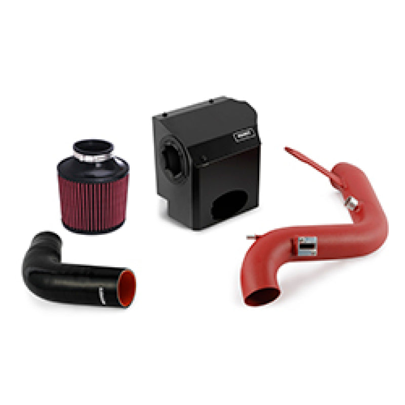 Mishimoto MMAI-FIST-14WRD - 14-15 Ford Fiesta ST 1.6L Performance Air Intake Kit - Wrinkle Red