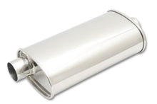 Load image into Gallery viewer, Vibrant 1133 - StreetPower Oval Muffler 3.50in Inlet/Outlet (Offset-Center)