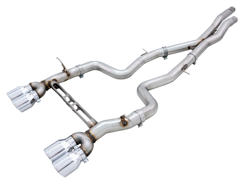 AWE Tuning 3025-43074 - BMW F8X M3/M4 SwitchPath Catback Exhaust - Diamond Black Tips