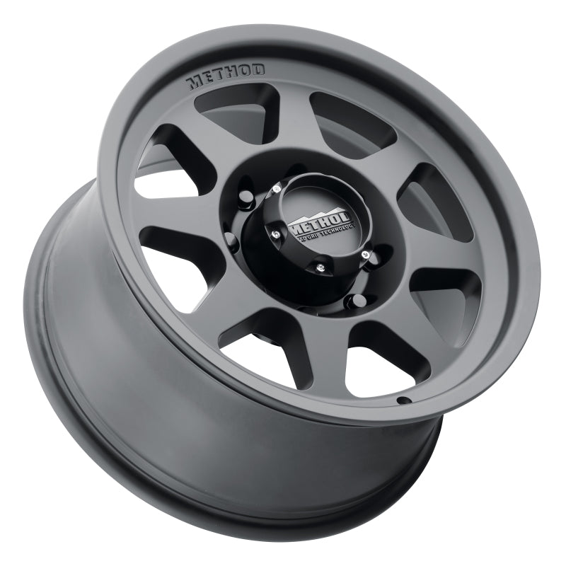 Method Wheels MR70189080518H - Method MR701 HD 18x9 +18mm Offset 8x6.5 130.81mm CB Matte Black Wheel