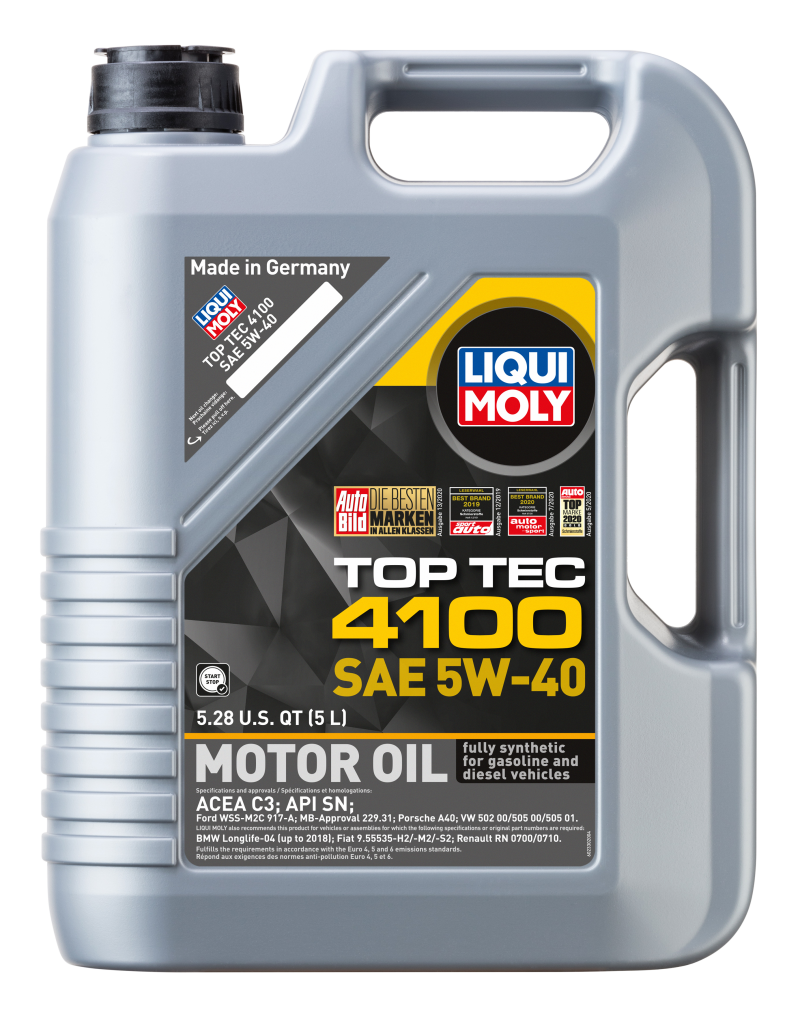 LIQUI MOLY 2330 - 5L Top Tec 4100 Motor Oil 5W40