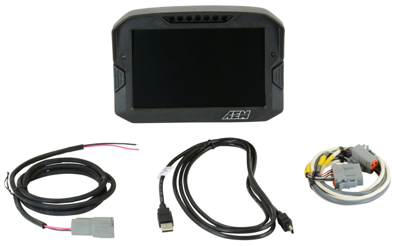 AEM 30-5700 - CD-7 Non Logging Race Dash Carbon Fiber Digital Display (CAN Input Only)