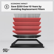 Load image into Gallery viewer, K&amp;N Replacement Air Filter for 11-12 Chrysler Town &amp; Country /  Dodge Grand Caravan / 11 VW Routan
