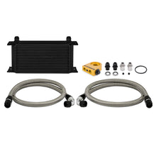 Load image into Gallery viewer, Mishimoto Universal 19 RowThermostatic Oil Cooler Kit - Black