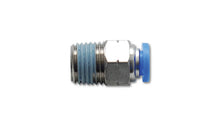 Load image into Gallery viewer, Vibrant 2664 - Male Straight Pneumatic Vacuum Fitting (1/4in NPT Thread) - for 1/4in (6mm) OD tubing