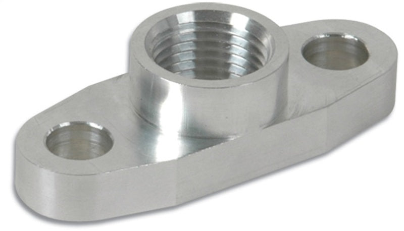 Vibrant 2898 - Billet Aluminum Oil Drain Flange (T3 T3/T4 and T04) - tapped 1/2in NPT