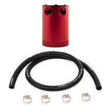 Load image into Gallery viewer, Mishimoto MMBCC-CBTWO-RD - Compact Baffled Oil Catch Can - 2-Port - Red