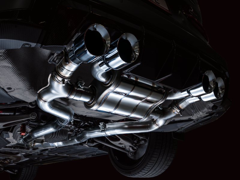 AWE Tuning 3025-43480 -AWE SwitchPath Catback Exhaust for BMW G8X M3/M4 - Chrome Silver Tips