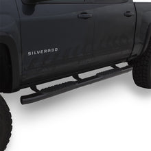 Load image into Gallery viewer, LUND 23810563 -Lund 2019 Chevrolet Silverado 1500 Crew Cab 5in Oval Curved Steel Nerf Bars - Black