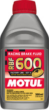 Load image into Gallery viewer, Motul 100949 - 1/2L Brake Fluid RBF 600 - Racing DOT 4