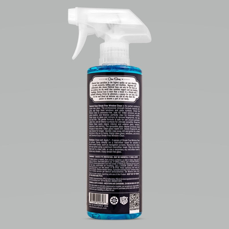 Chemical Guys CLD30016 - Streak Free Window Clean Glass Cleaner - 16oz