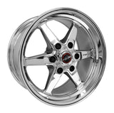 Race Star 93-795852C - 93 Truck Star 17x9.50 6x5.50bc 6.13bs Direct Drill Chrome Wheel