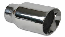 Load image into Gallery viewer, Vibrant 1209 - 3in Round SS Exhaust Tip (Double Wall Angle Cut Beveled Outlet)
