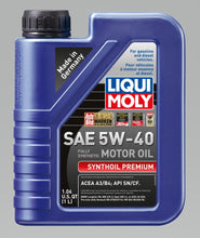 Load image into Gallery viewer, LIQUI MOLY 2040 - 1L Synthoil Premium Motor Oil SAE 5W40